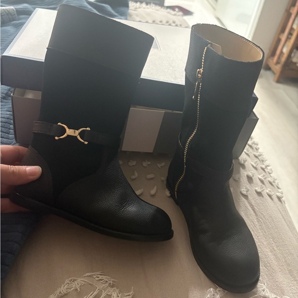 Boots BLACK size 10 GREAT CONDITION - Picture 3 of 9